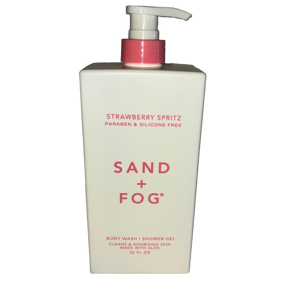 Sand + Fog Body Wash Shower Gel Strawberry Spritz 32 Oz